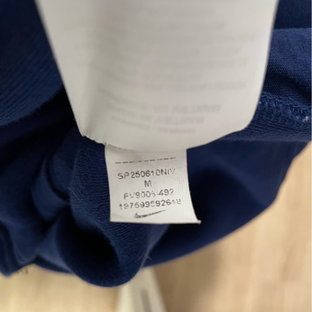Nike San Diego Wave FC Spring ‘25 Tech Windrunner Fleece Full Zip Hoodie Blue - Picture 10 of 10